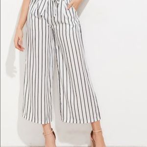 High waisted flare crop pants!